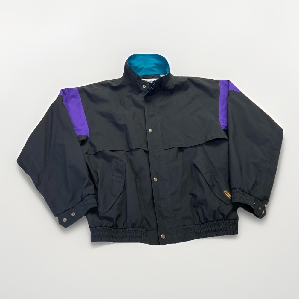 Vintage Tourney Jacket Mens XL Gore Tex Windbreaker Waterproof Full Zip Golf 90s